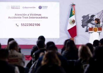Gobierno federal actuará “con rigor” para esclarecer accidente ferroviario: Sheinbaum