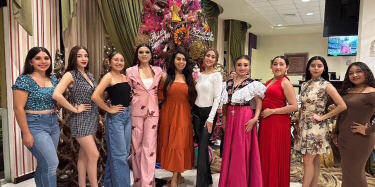 Debutan aspirantes al certamen estatal “Linda Campechana 2025”