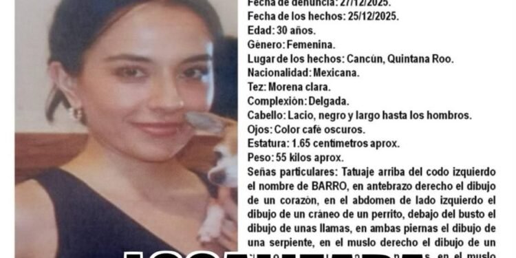 Localizan cuerpo de joven veterinaria tras días de búsqueda en Cancún