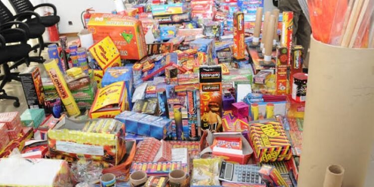 Pirotecnia, Mérida, Fiestas