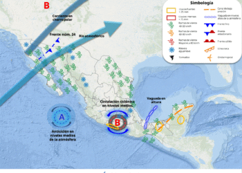 LLuvia y frío para este fin de semana prevé el SMN; pegará más a Veracruz
