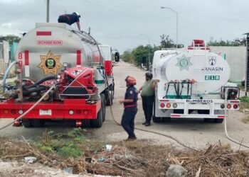 Kanasin en llamas: 17 incendios en un solo día avivados por el viento del frente frío