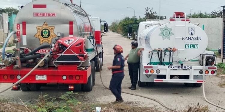 Kanasin en llamas: 17 incendios en un solo día avivados por el viento del frente frío