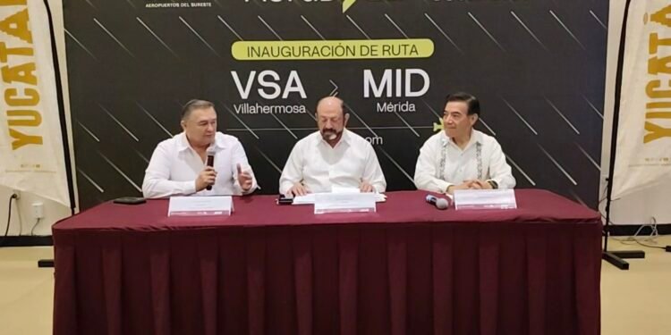 Más conexión aérea en el sureste: Abren ruta directa entre Mérida y Villahermosa