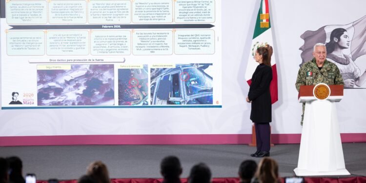 Sheinbaum reconoce a Fuerzas Armadas tras ofensiva contra el CJNG