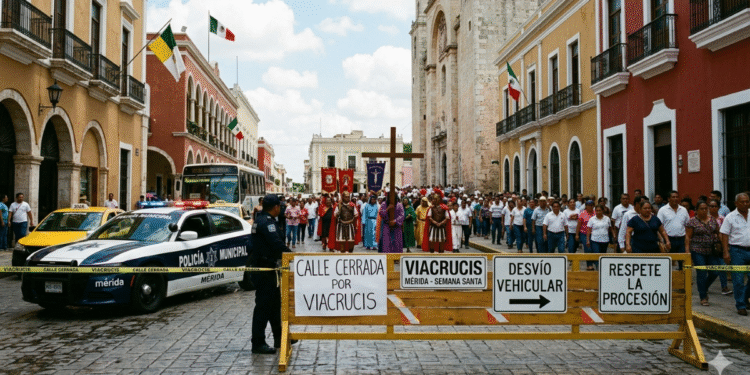 Autorizan más de 100 cierres viales por celebraciones de Semana Santa