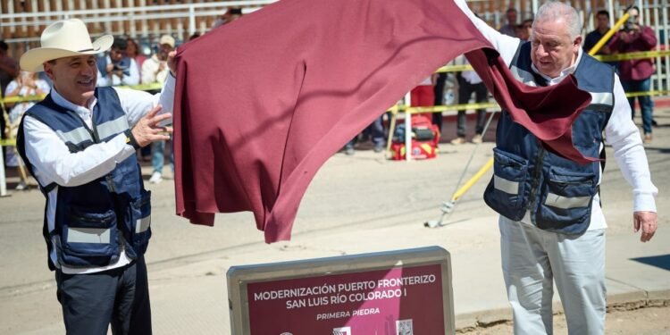 Inician modernización de la Aduana de San Luis Río Colorado; obra busca agilizar cruce fronterizo