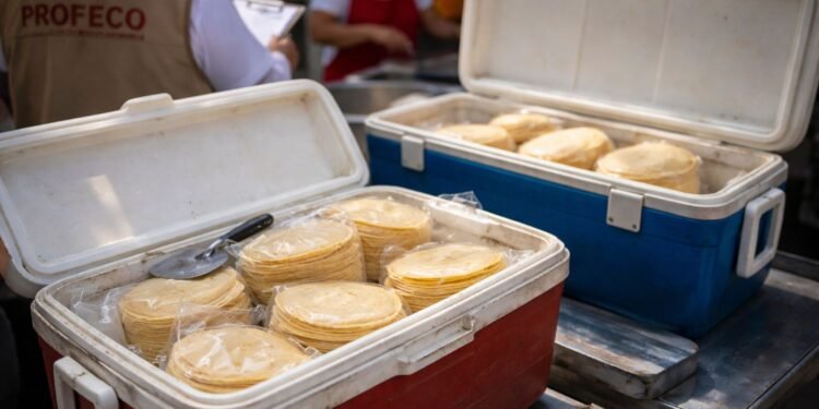Profeco sanciona venta de tortillas en hieleras en Tamaulipas