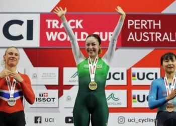 Yareli Acevedo conquista oro para México en la Copa del Mundo de ciclismo en Australia