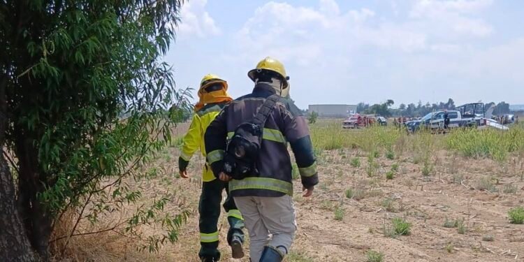 Cae avioneta en Puebla tras despegar; reportan tres muertos y un herido