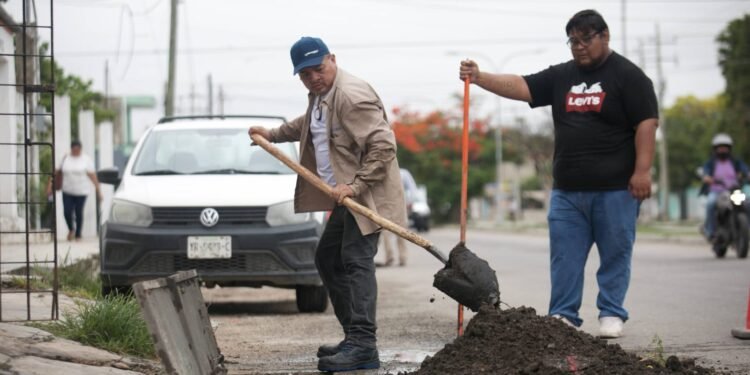 Mérida se adelanta a lluvias con mantenimiento urbano intensivo