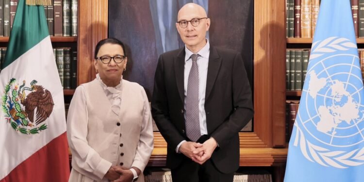 Rosa Icela Rodríguez reporta “resultado positivo” tras reunión con Alto Comisionado de la ONU