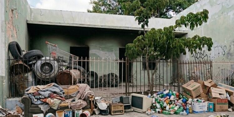 Multas de hasta 30 mil pesos por casas con basura acumulada en Mérida