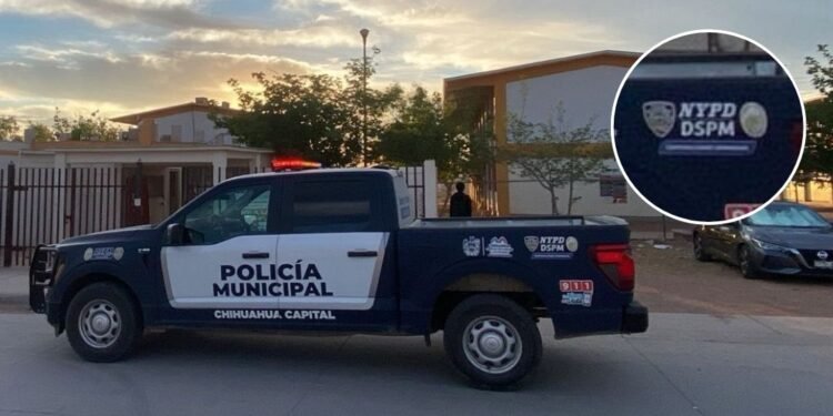 ¡Indignante! Patrullas en Chihuahua portan logos de la policía de Nueva York. ¿Es legal?