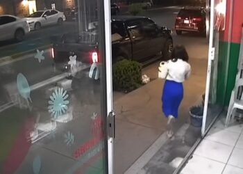 “Con las manos en la masa”; exhiben a “Lady Pastel” tras robo exprés en Acapulco