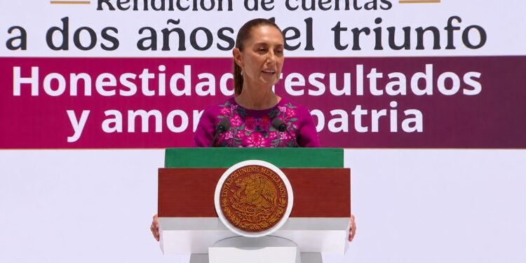 Sheinbaum rinde cuentas a dos años de su triunfo; destaca empleo récord, inversión histórica y programas sociales