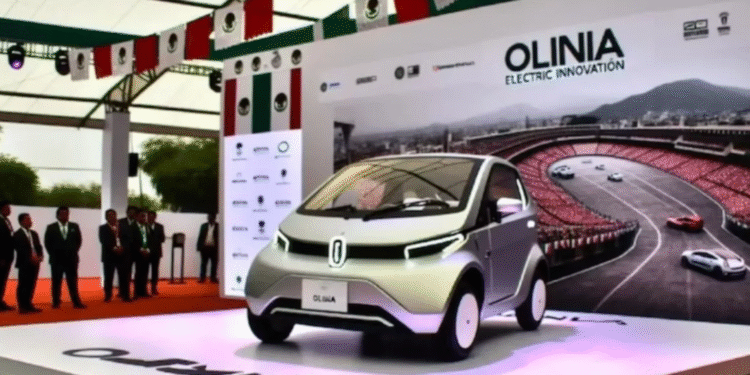 Olinia acelera: el auto eléctrico mexicano ya tiene fecha de presentación