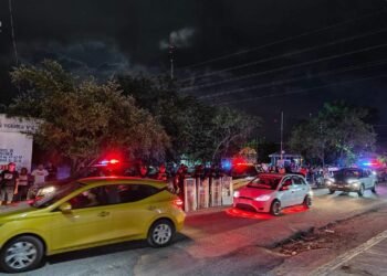 Discusión en tianguis desata tensión en Kanasín; vecinos apedrean una vivienda