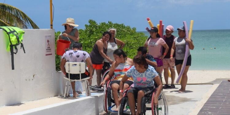La rehabilitación salió del consultorio para llegar al mar. ¿Funcionará?