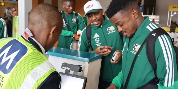 Sudáfrica ya está en Pachuca: mariachis dan la bienvenida al primer rival de México