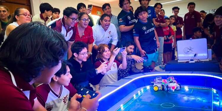 ¿Robots futbolistas? Sí existen y Yucatán tiene tres equipos que van por el título