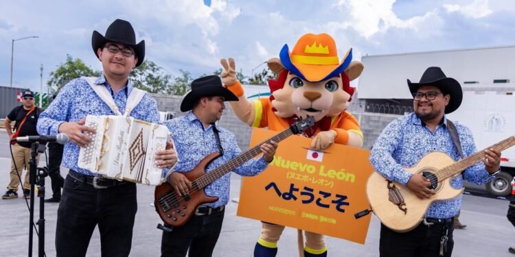 Una bienvenida muy norteña: así recibieron en Nuevo León a la Selección de Japón