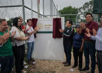 ¿Más deporte, menos adicciones? Inauguran cuatro canchas en el poniente de Mérida
