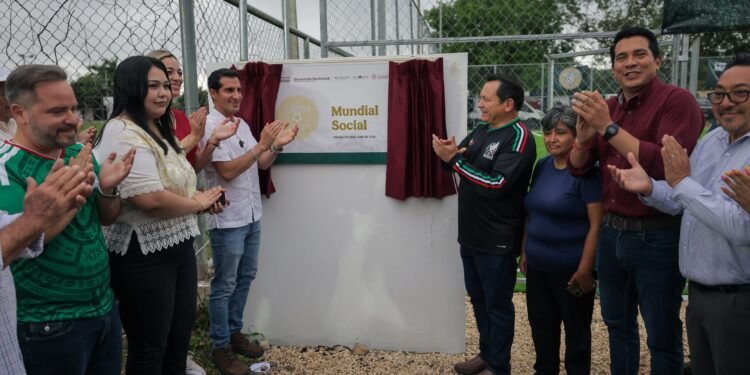 ¿Más deporte, menos adicciones? Inauguran cuatro canchas en el poniente de Mérida