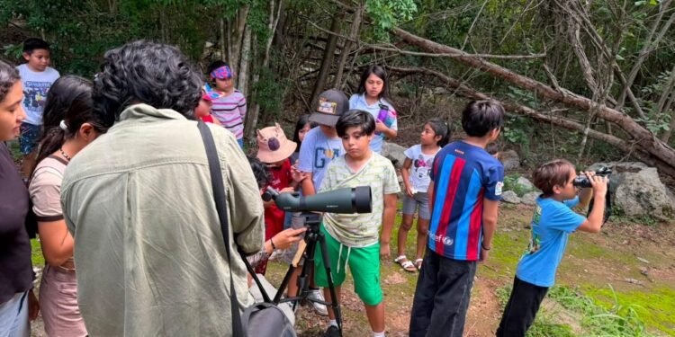 Más de 160 niños aprenden a proteger la naturaleza en el Parque Yu’um Tsil