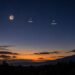 ¡No pestañees! La Luna, Marte y Saturno protagonizarán un espectáculo en el cielo esta semana