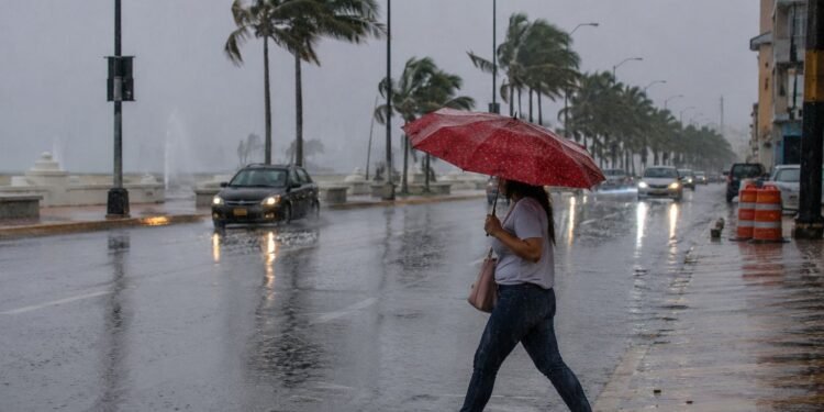 Prepárate para otro temporal; nueva onda tropical dejará lluvias en casi todo México