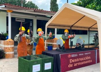¿Qué pasó con las 300 armas decomisadas? Esto hizo Defensa