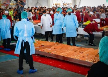 100 metros de sabor: la torta que puso a México en el libro de los récords