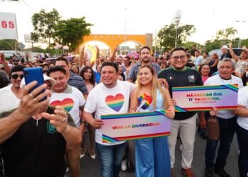 Kanasín se pinta de arcoíris: más de 700 personas marchan por la inclusión