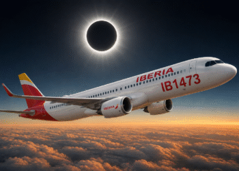 ¡Persiguiendo la sombra! Iberia llevará el eclipse total a más de 10 mil metros