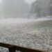 Granizo sorprende a Mérida; tormenta golpea el centro y poniente de la ciudad