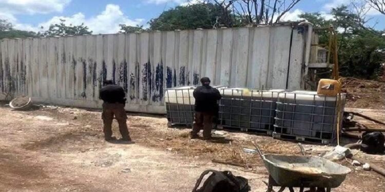 ¡Golpe al huachicol en Umán! Caen tres y aseguran bodega con diésel