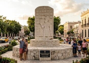 Estela 18 de Uxmal llegará al Remate de Paseo de Montejo en diciembre