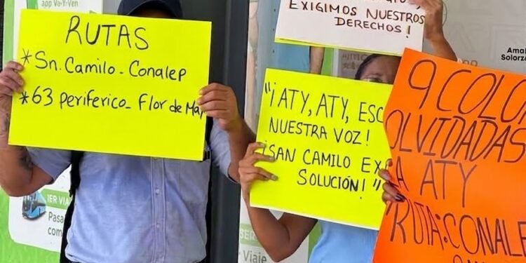 ¡Hasta dos horas de espera! Vecinos exigen más camiones entre Kanasín y Mérida