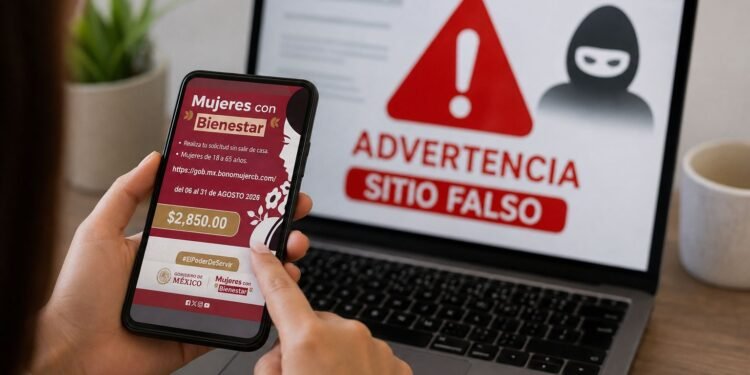 ¡No caigas! Bienestar alerta por página falsa que promete apoyo de 2 mil 850 pesos a mujeres