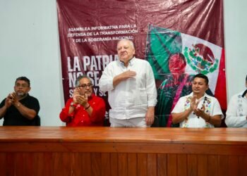 Rafael Marín Mollinedo fortalece diálogo con autoridades ejidales de El Tintal