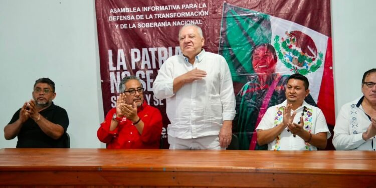 Rafael Marín Mollinedo fortalece diálogo con autoridades ejidales de El Tintal
