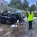 Procesión termina en tragedia: cohete cae dentro de un auto y provoca explosión