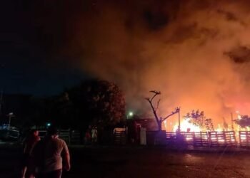 Incendio consume viviendas en asentamiento irregular al sur de Mérida