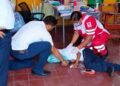 ¡El techo cayó mientras tomaban clases! Dos alumnos afectados en Tizimín