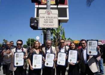 De Iztapalapa para el mundo: Los Ángeles Azules ya tienen calle en California
