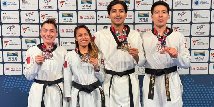 México brilla en París 2026: dos oros y dos bronces en parataekwondo