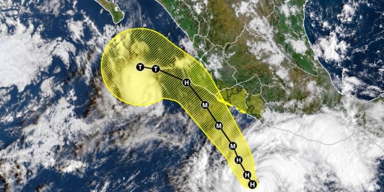 Trudy alcanza categoría 1 frente a México: ¿qué estados están en riesgo por el huracán?